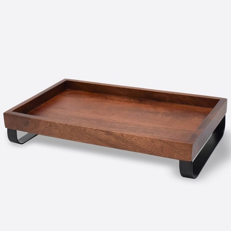 Mahogany Wooden Serving Tray